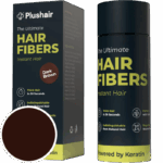 Plushair HAIR FIBERS vlasová vlákna - tmavě hnědá