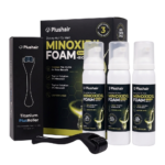 SET Plushair Minoxidil pěna – Na 3 měsíce + Dermaroller Plushair